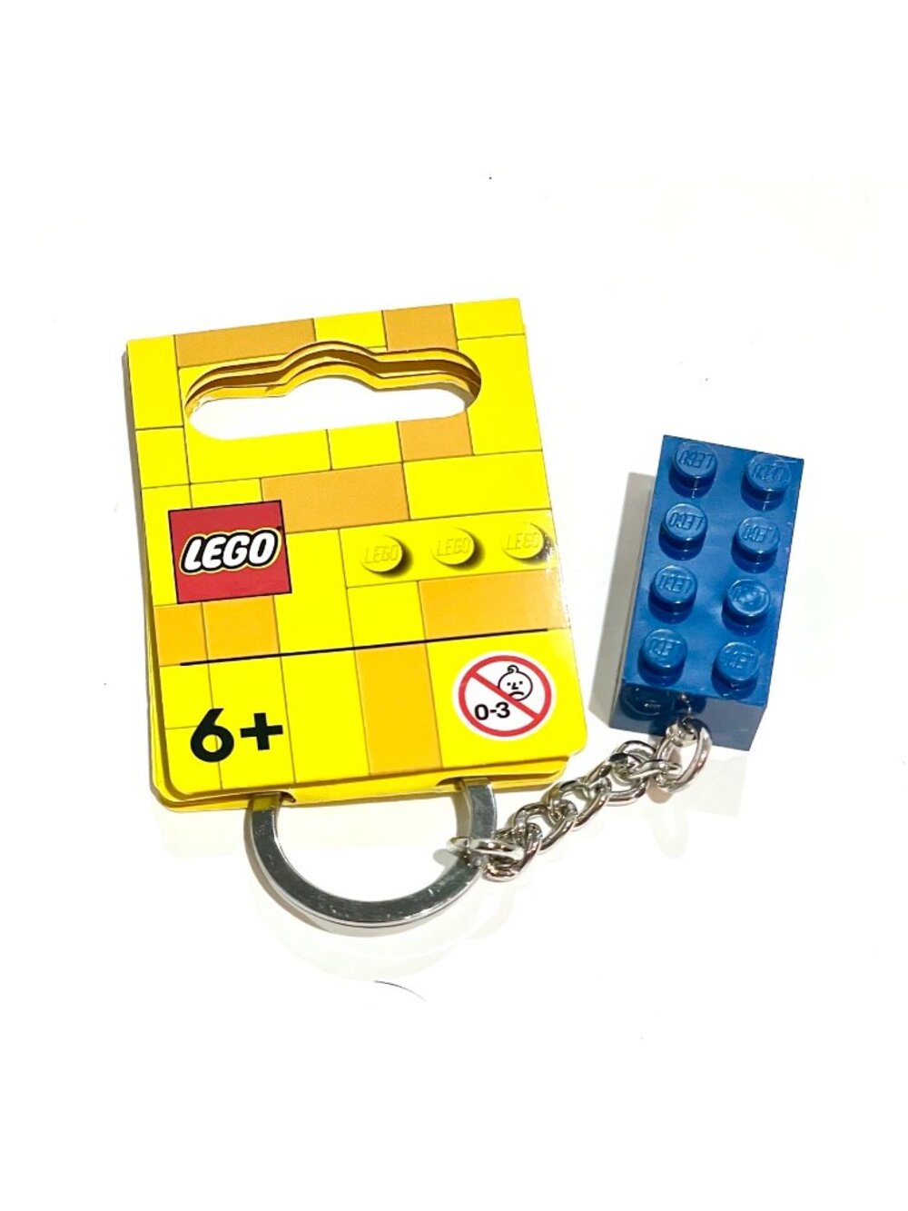 LEGO 854237 EARTH BLUE 2X4 Keychain Brand NEW NWT